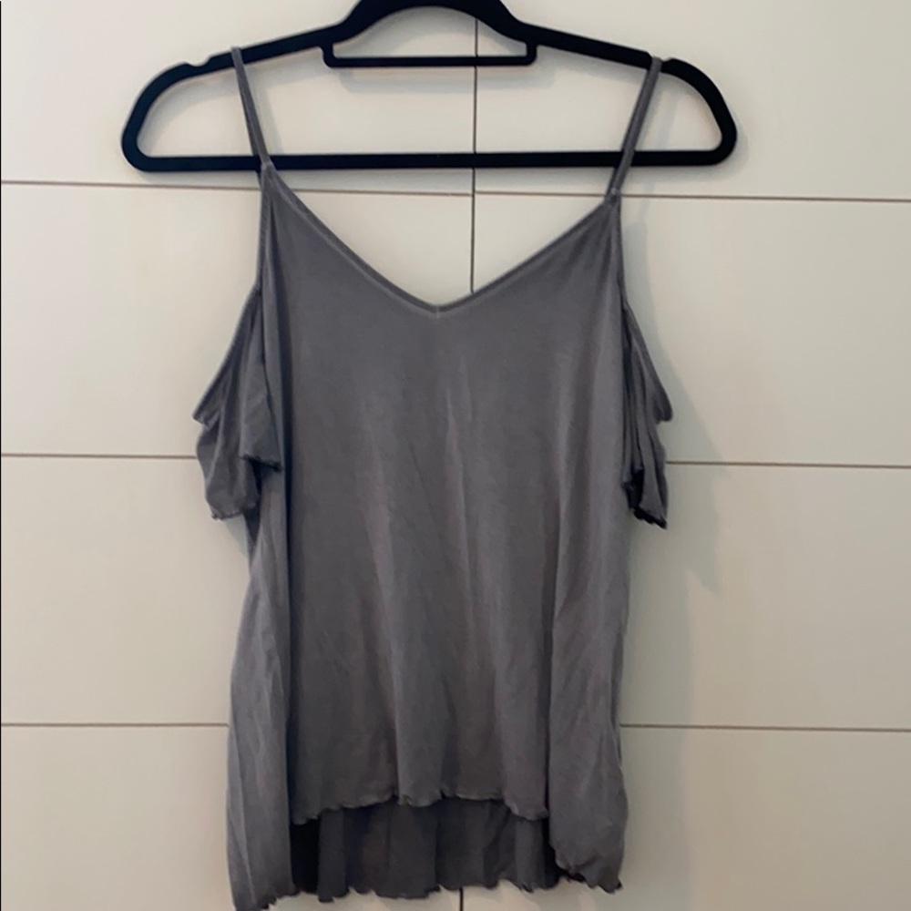 Gray American Eagle Tank Top